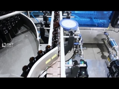 SUS304 6000BPH 30 ml γραμμές παραγωγής γεμίσματος σιροπιού μηχανή γεμίσματος υγρού CE