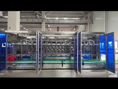 Πολυδιάστατο μηχάνημα πλήρωσης με υγρό απορρυπαντικό για διαφορετικά μεγέθη μπουκαλιών