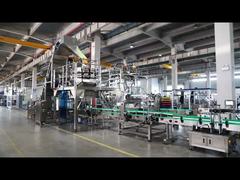 Γραμμή Πλήρωσης 10L Drum Πλήρως Αυτόματη για Πλαστικά Μέρη - Αυτόματη Φόρτωση, Ζύγιση, Σφράγιση