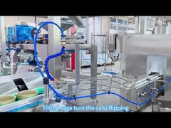 Υψηλής ταχύτητας γραμμή παραγωγής γεμίσματος σάλτσου XO - 50-90 κονσέρβες/λεπτομηχανικό εξοπλισμό