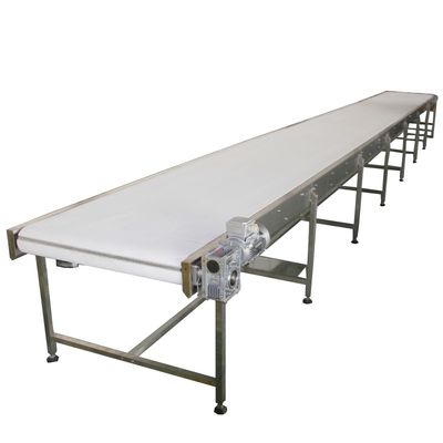Βιότοπος φρούτων φυτικών φυτών πλατεία PVC λευκό σύστημα μεταφοράς ιμάντα για τη βιομηχανία τροφίμων