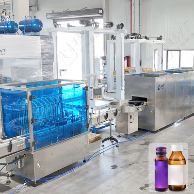 SUS304 6000BPH 30 ml γραμμές παραγωγής γεμίσματος σιροπιού μηχανή γεμίσματος υγρού CE